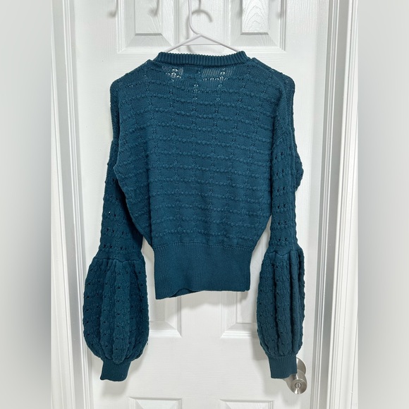 MISA Vayda Sweater in Teal - Picture 5 of 7